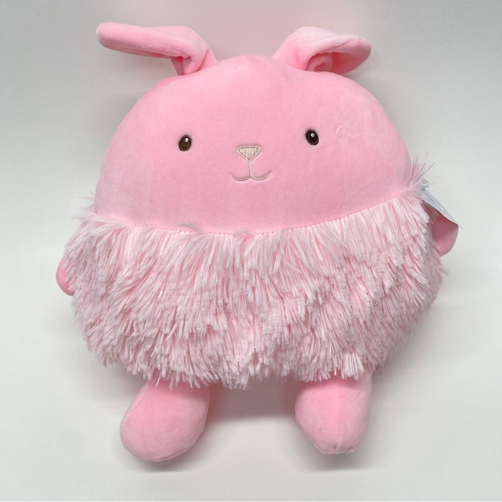 Animal Adventure Easter Bunny Squeeze With Love Pink Plush Bunny Rabbit 11" New